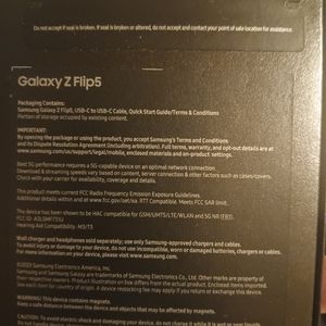 Samsung Galaxy z flip 5 brand new Verizon phone